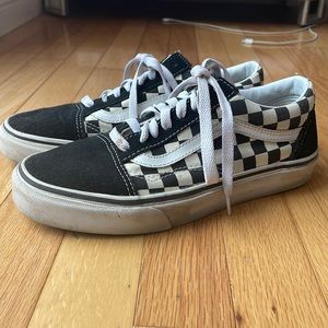 Checkered Vans Sneakers